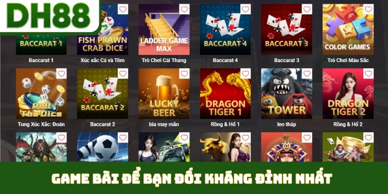 Game Cá Cược Online Uy Tín - Lựa Chọn Hoàn Hảo Tại DH88 - bixon