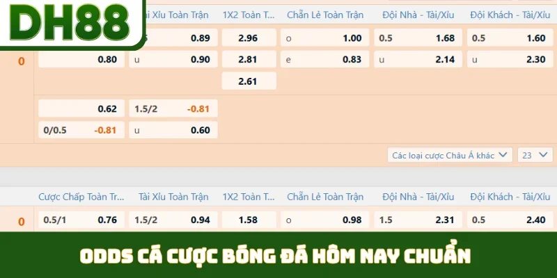 Cá Cược Bóng Đá Hôm Nay - Cơ Hội Thắng Lớn Cùng DH88 - bixon