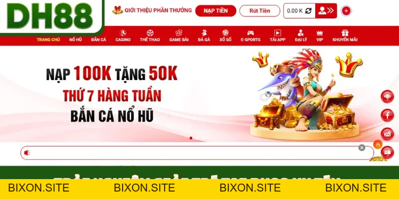 DH88 - Trang Chủ giải Trí Uy Tín DH88.com | + 126k newbie - bixon