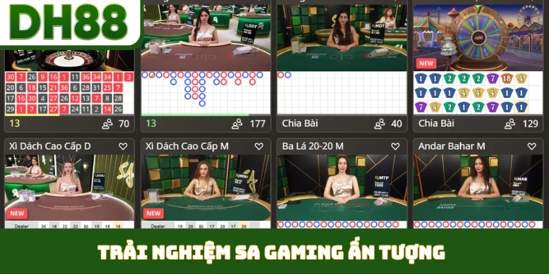 SA Gaming - DH88 Giới Thiệu Sảnh Chơi Casino Thượng Lưu - bixon
