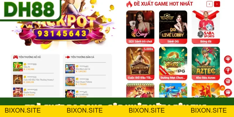 DH88 - Trang Chủ giải Trí Uy Tín DH88.com | + 126k newbie - bixon