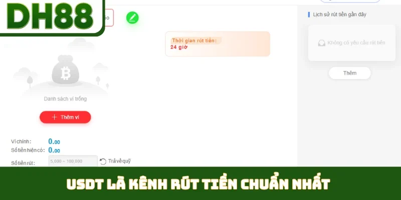 Rút Tiền DH88 - Nhanh Chóng, Tiện Lợi, Bảo Mật Cao - bixon